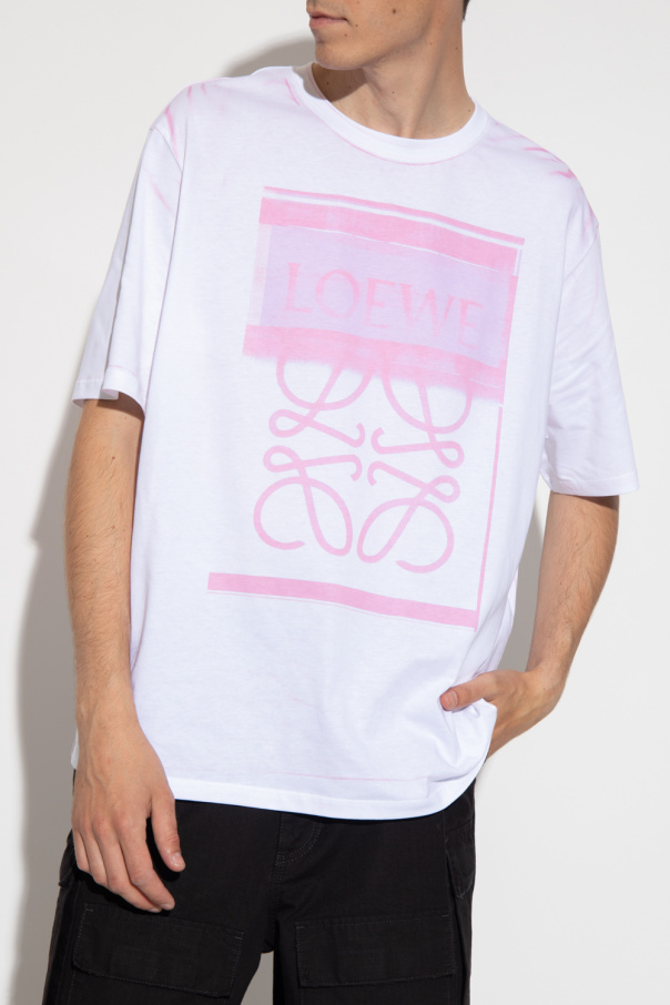 LOEWE Tシャツ Loewe Relaxed fit T-shirt in cotton China Blue